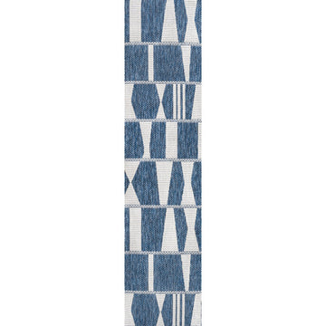 Odette Modern Geometric Abstract Two-tone Indoor/Outdoor Area Rug